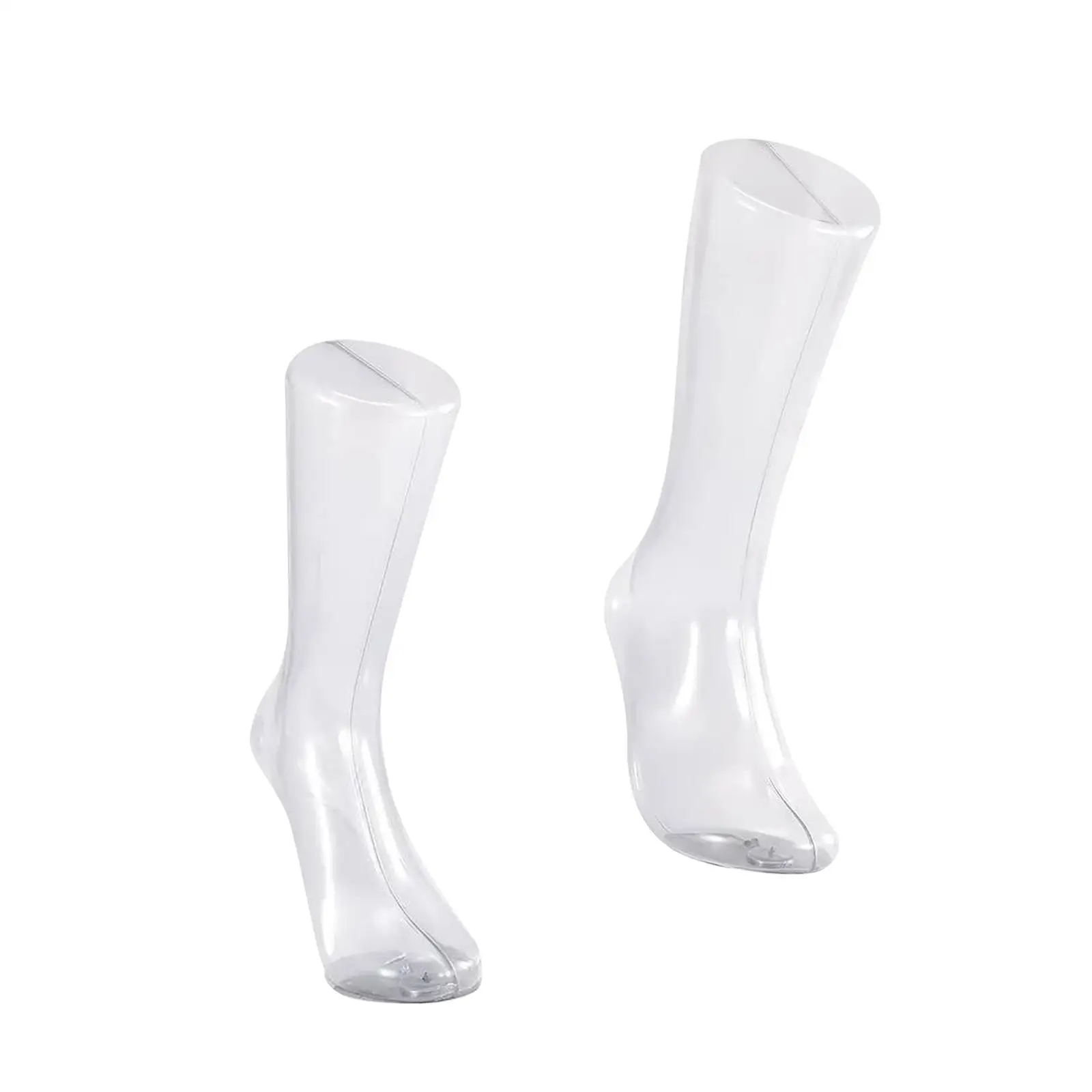 Mannequin Foot Display Clear Ankle Bracelet Shoes Sock Display for Home Shop