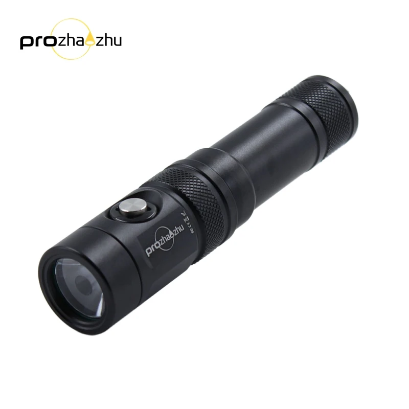 

Профессиональный 1200 люмен IP68 100 м 21700 перезаряжаемый USB-C фонарик для подводного дайвинга из алюминиевого сплава