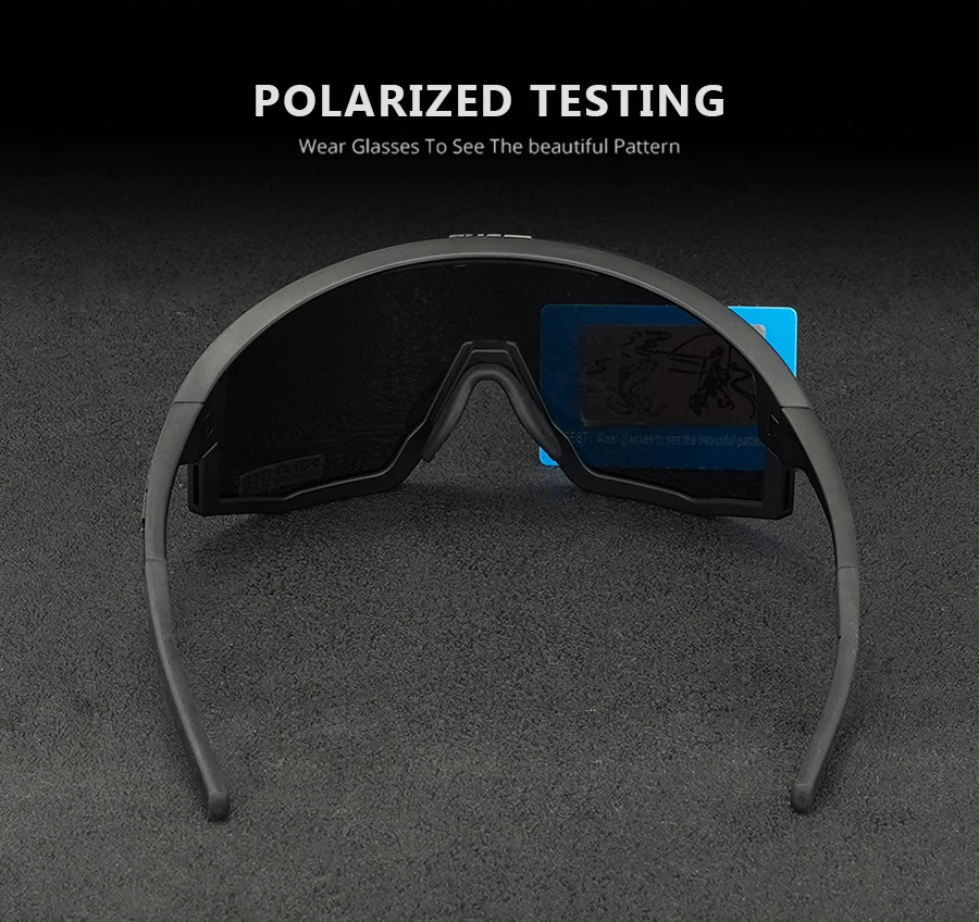 B Bliz Polarisierte MTB-Fahrrad-Sonnenbrille für Herren und Damen, Sport, modisch, UV400-Brille, Mountainbike, Rennrad, Reiten, Sonnenbrille, 3-Gläser – Detail 10