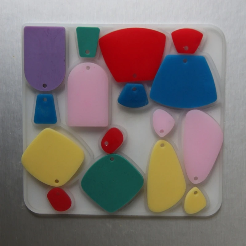 Geometric Earring Resin Molds Irregular Silicone Mold For DIY Epoxy Jewelry Making Casting Moulds Jewelry Make Tool