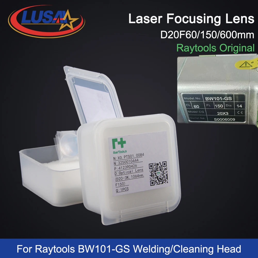 Imagem -06 - Lusai-cabeça Handheld da Soldadura do Laser Focalizando Colimando a Lente Único Galvo Original Bw101-gs D20f60 150 600 mm