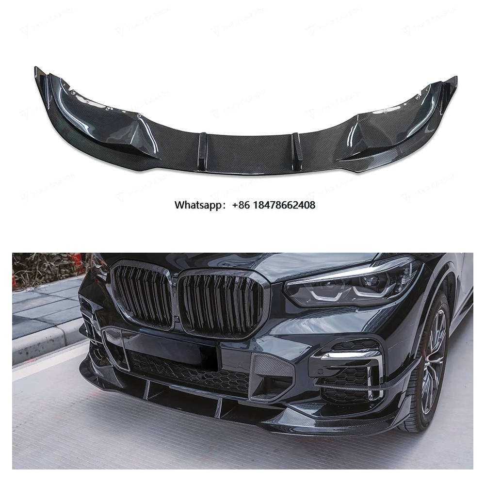 

OEM High-quality Dry Carbon Fiber Front Bumper Lip for X5 G05 2022-UP Front Diffuser Car Spoilers