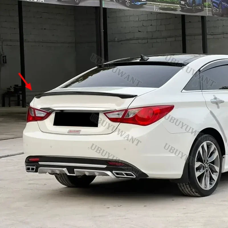 Für Hyundai Sonata 2011 2012 2013 ABS-Kunststoff Heckflügel-Spoiler – Detail 4