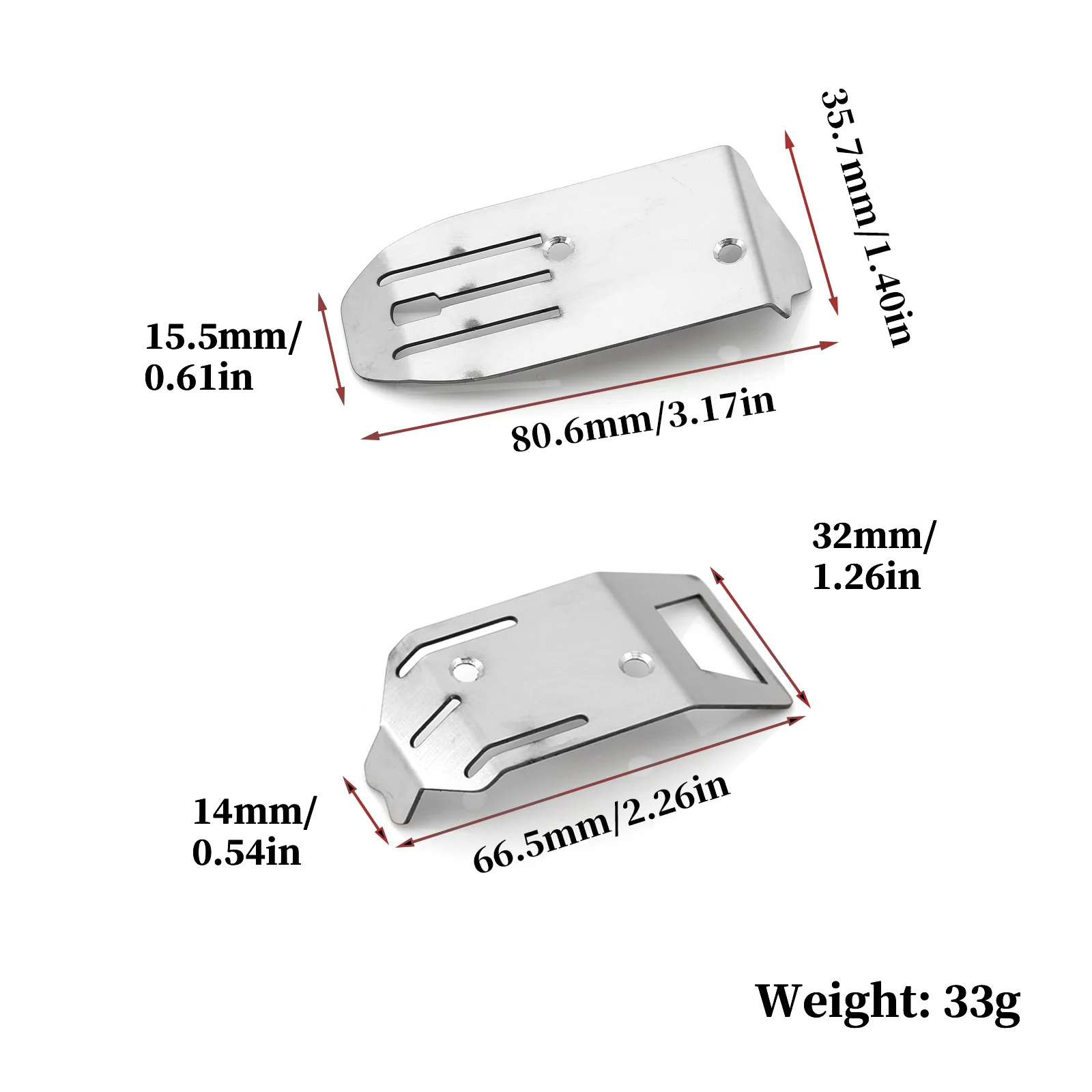 2pcs Stainless Steel Front And Rear Chassis Armor Protector for Arrma 1/18 Typhon Grom RC Car Upgrade Parts Accessories