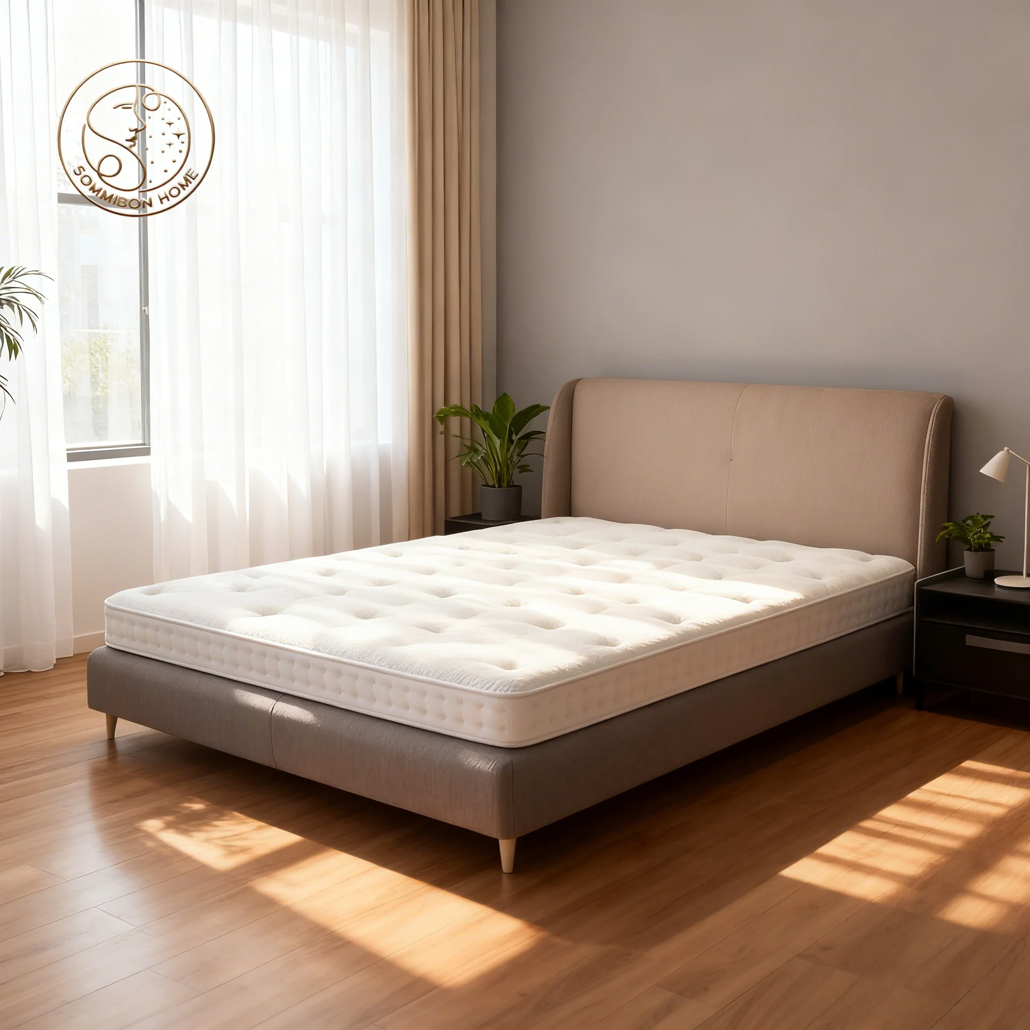 

# Hypo-Allergenic Memory Foam Mattress-Customizable Size Hospital Bedroom Use Thick Soft
