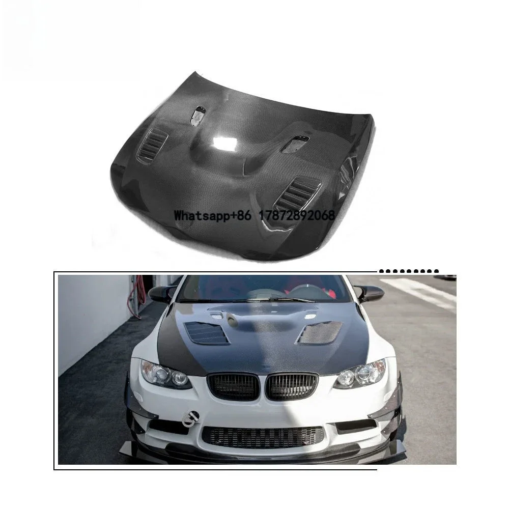 

V Style Aftermarket Race Carbon Car Front Engine Bonnet Hood for E90 LCI 09-12