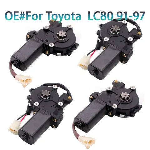 Para toyota land cruiser lc80 4500 1991 1992 1993 1994 1995 1996 1997 elevador de janela do motor regulador da janela do motor atuador da janela