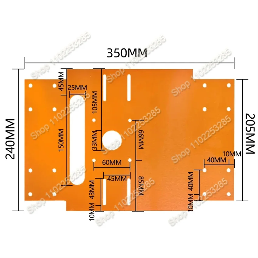 Multi-Function For 4inch Optical Saw Electricity Circular Saw Edge Guide Cutting Wood Board Gypsum Board Trimming Base Bracket