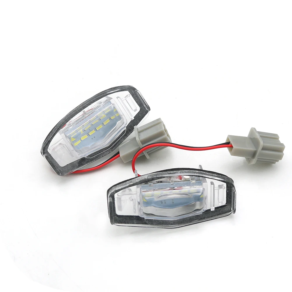 Car LED License Plate Light Lamp Assembly Replacement For Honda Accord Sedan Odyssey Pilot Civic & Acura MDX TSX TL ILX RDX RL