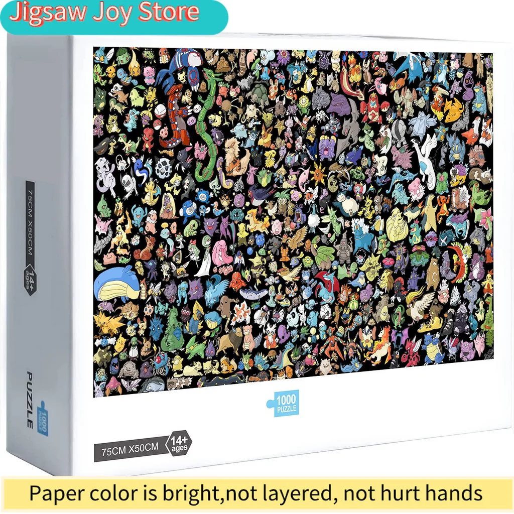 

Новая головоломка с покемонами: украшение для дома, игра, подарок Y