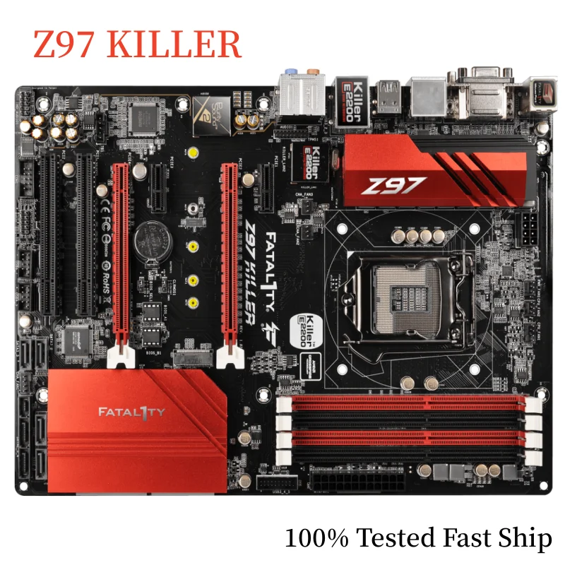 

For Asrock Z97 KILLER Motherboard Z97 32GB LGA 1150 DDR3 ATX Mainboard 100% Tested Fast Ship