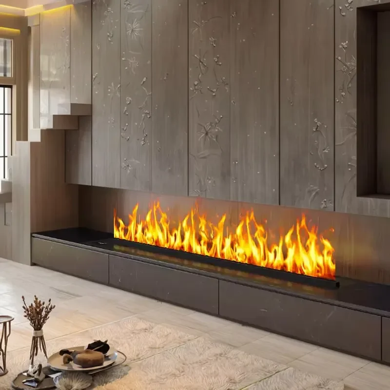 For Voice Control 1000 MM Atomizing Fireplace Colorful Intelligent Remote Control Fireplace