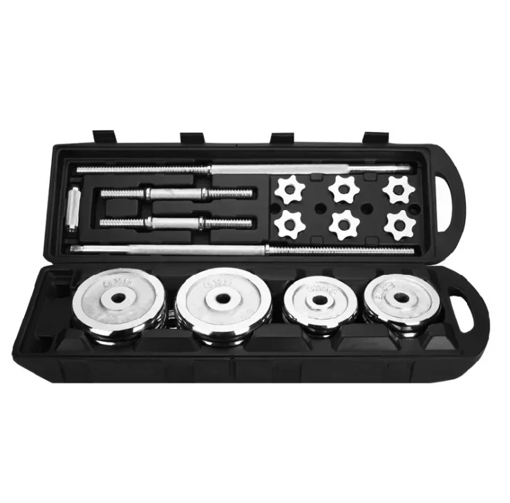 50KG Adjustable Boxed Barbell Dumbbell Set Dumbbell Barbell Set