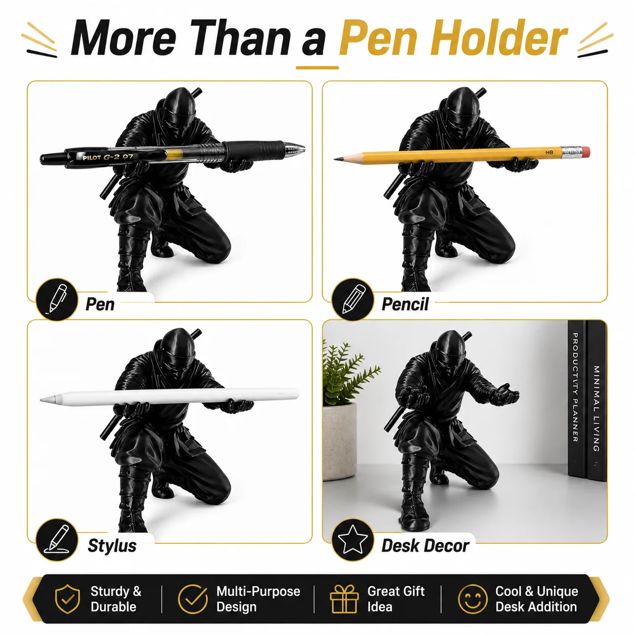 Desktop Art 3D Printed Ninja P - огляд і ціна Art Craft Stationery