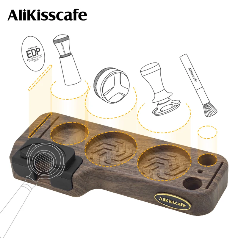 Coffee Tamping Station Portafilter Holder Puck Screen Rack ABS For 51MM 54MM 58MM Delonghi Lelit Espresso Accessory Barista Tool