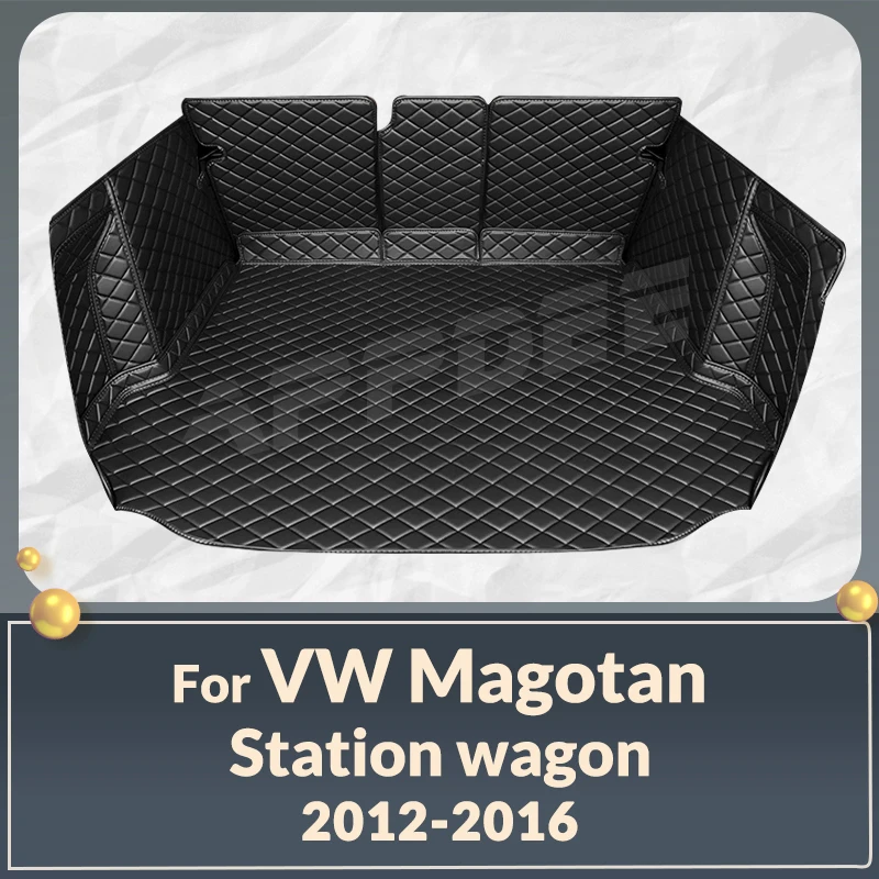 

Full Coverage Trunk Mat For VOLKSWAGEN VW Magotan Station Wagon 2012-2016 15 14 13 Car Cover Pad Interior Protector Accessories