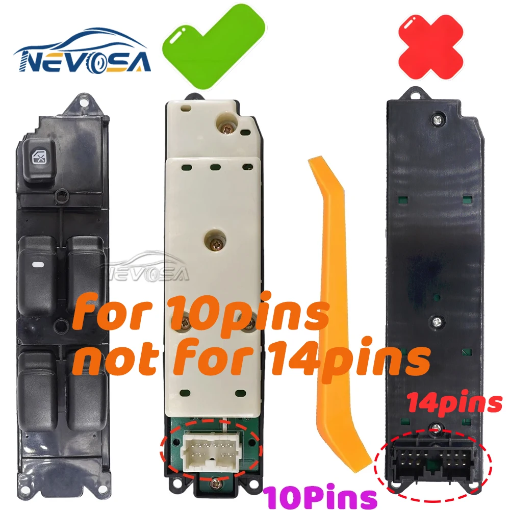 Left Hand Drive For Mitsubishi Triton L200 K6 K7 K62T K74T 1996 1997 1998-2005 2006 Power Window Control Switch Lifter Button