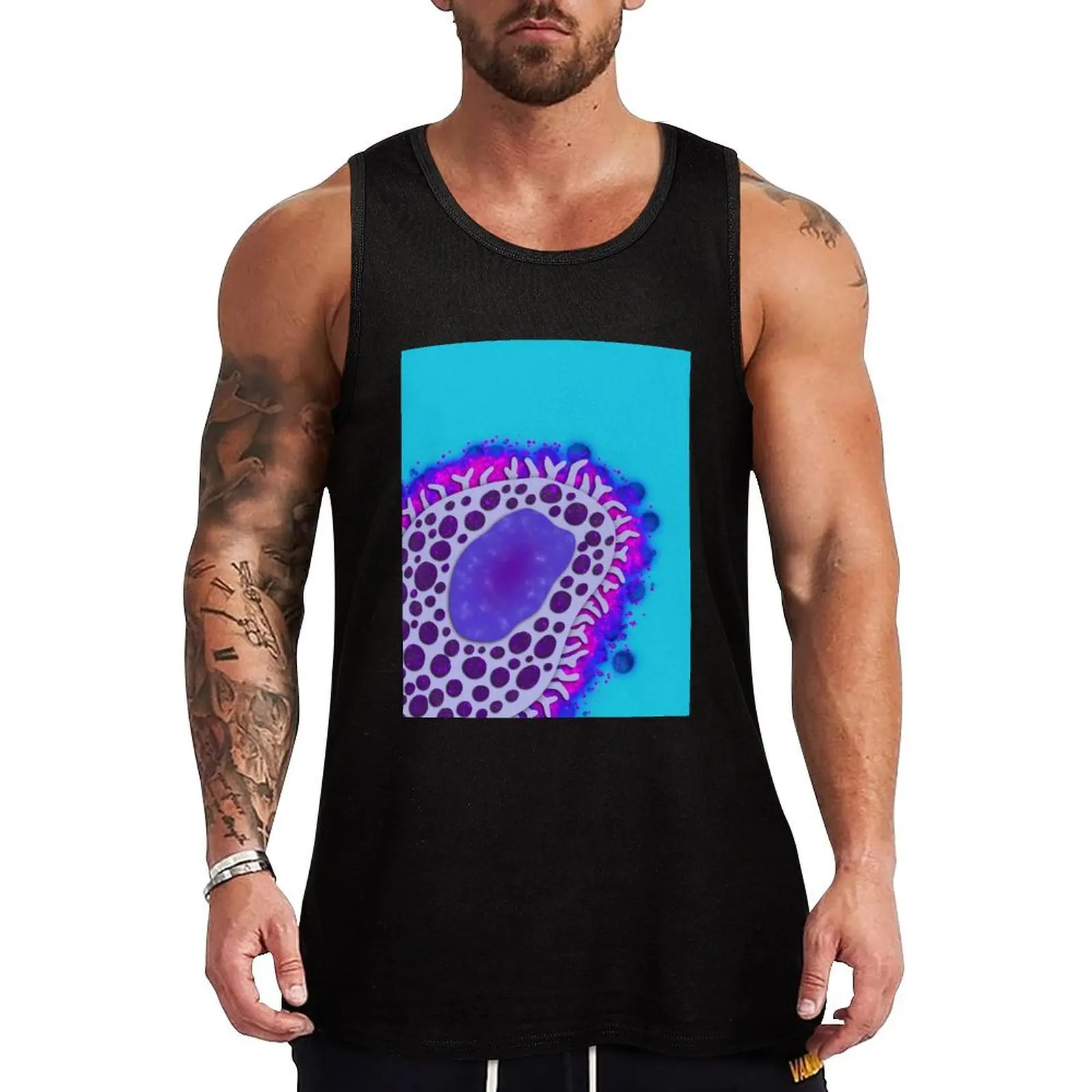 

Mast Cell Tank Top vest men sleeveless gym shirts male Men's t-shirts