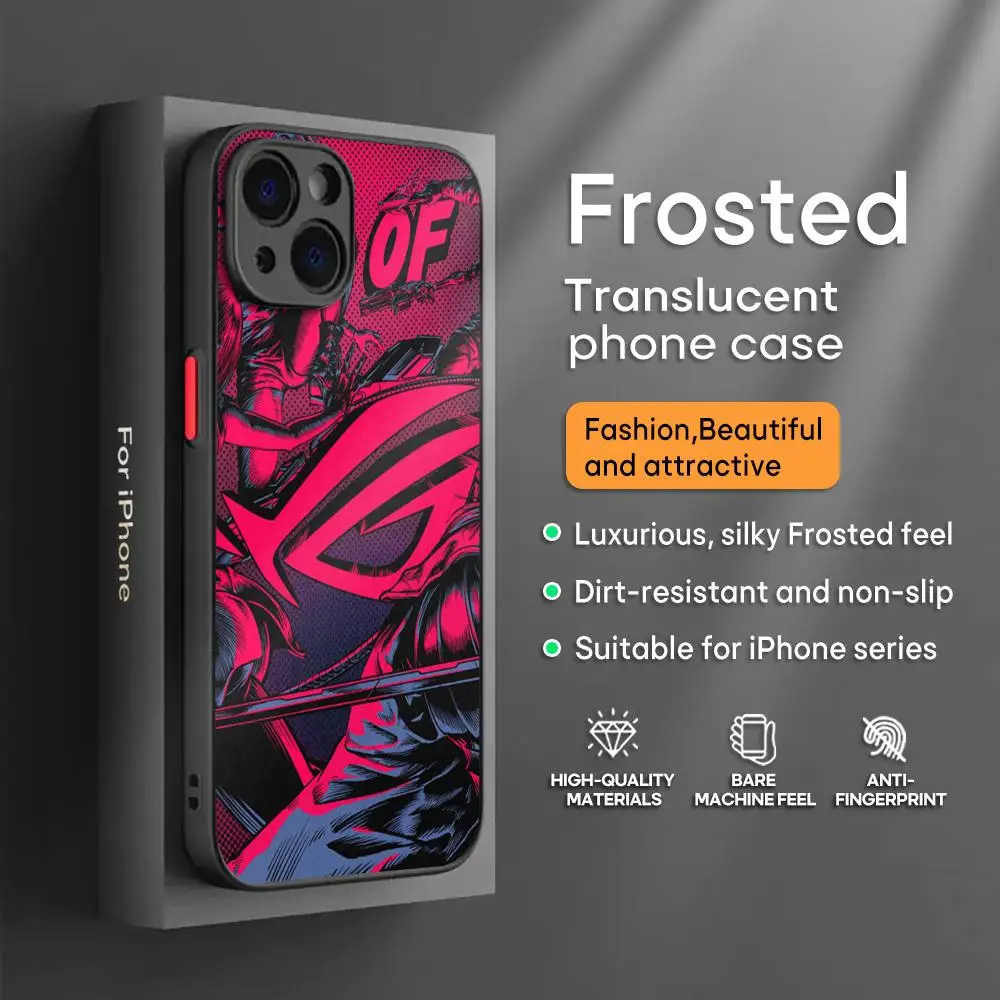 Cool technology design Phone Case For iPhone16 15 14 13 12 11 XS XR Plus Mini Pro Max Drop-proof Frosted Translucent