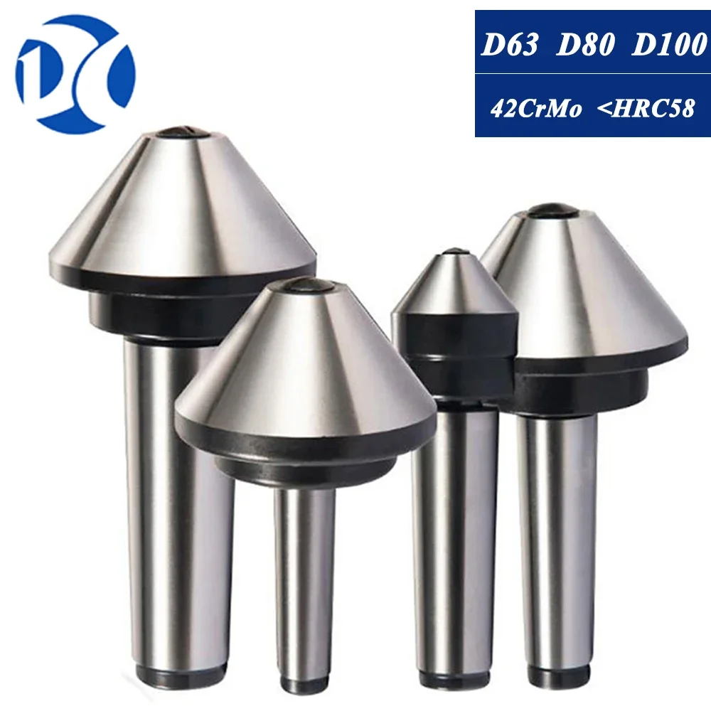 MT2 MT3 MT4 MT5 Morse Tapper Cone Mushroom Head Center Umbrella-type Rotating Center High Precision CNC Lathe Live Thimble