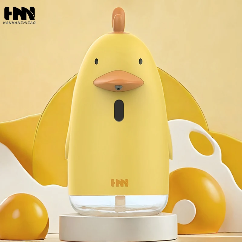 Automatic Soap Dispenser USB Charging Cute Cartoon Style Touchless Sensor Children Washing Hand Machine Soap Foam Dispenser