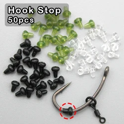 50x Carp Fishing Accessories Hook Bait Screw Stopper Rubber Beads Micro Ring Swivel Stop Bait Floss Pop UP Boilies Stopping