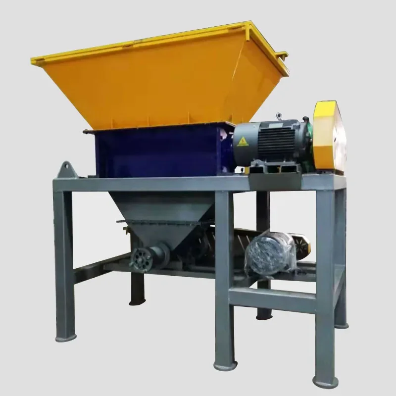 Factory Direct medical Waste living garbage cardboard Double Shaft Shredder