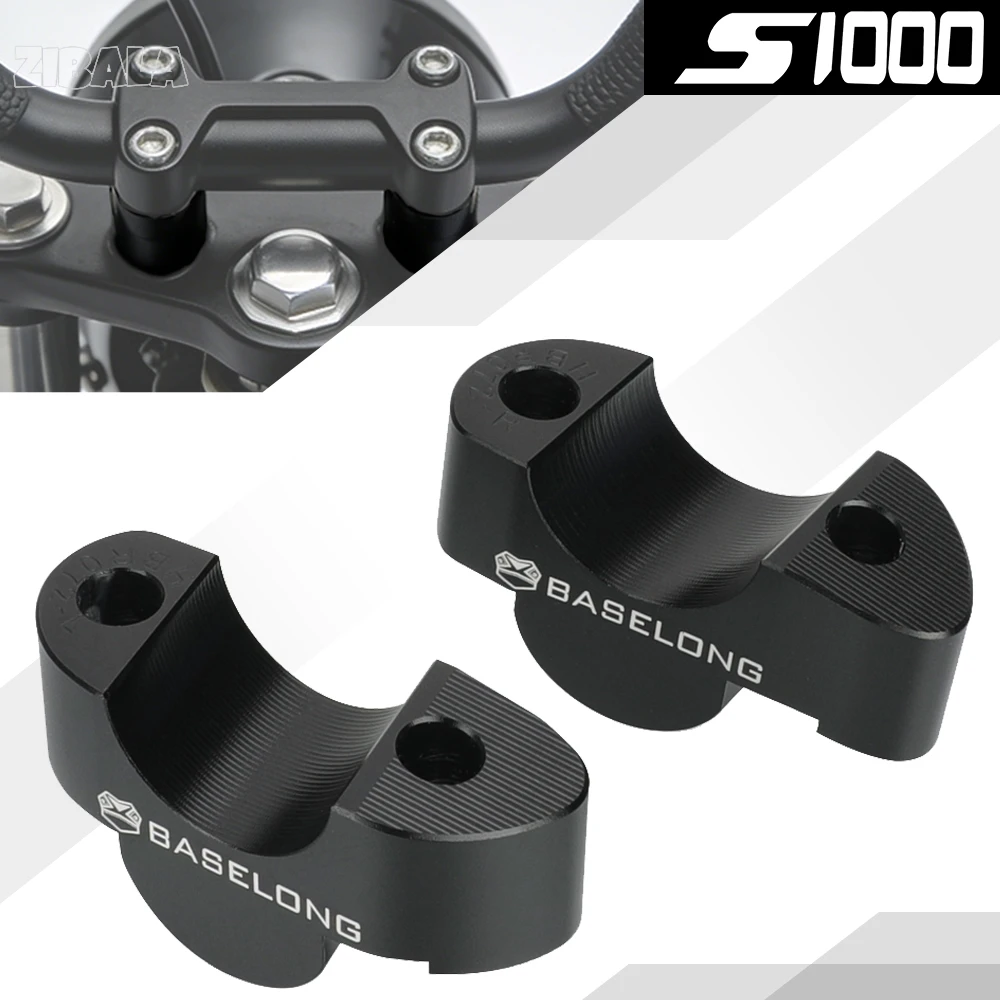 

2026 For Suzuki GSX-S1000F GSX-S1000 2016-2025 Handlebar Risers Handle Bar Clamp Extend Adapter GSX-S1000S Katana 2019 2020 2021