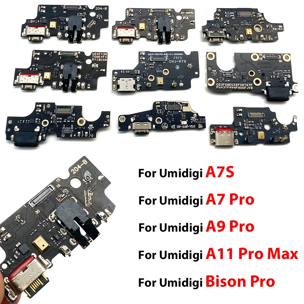 10 SZT. Złącze USB do ładowania, port dokujący, kabel flex do umidigi A7 Pro/A7S/A9 Pro/A11 Pro Max/A11Bison Pro/Bison X10