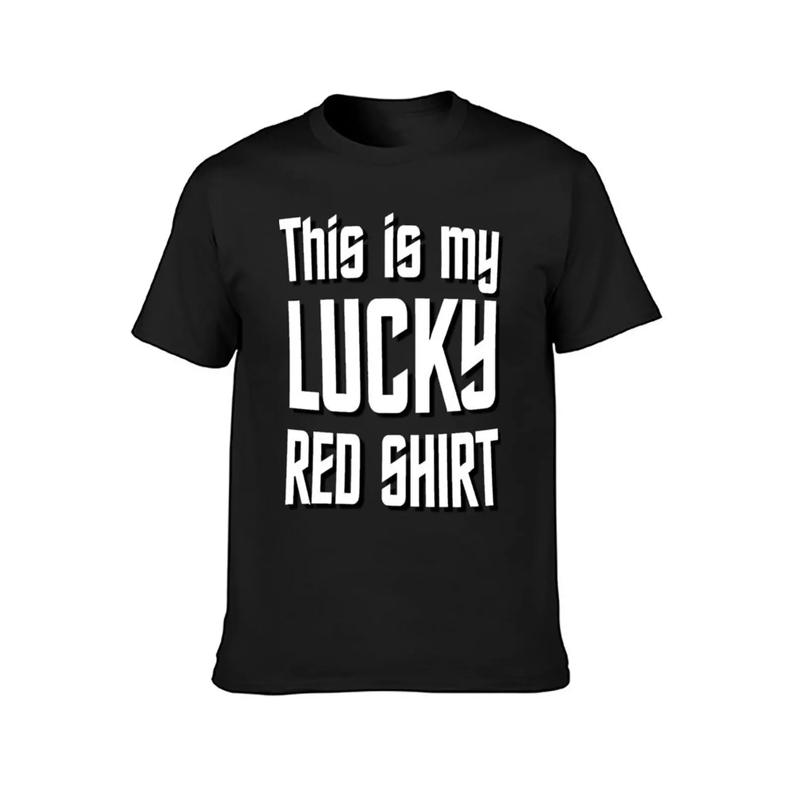 This Is My Lucky Red Shirt Red T-Shirt sweat Aesthetic clothing blacks men clothes