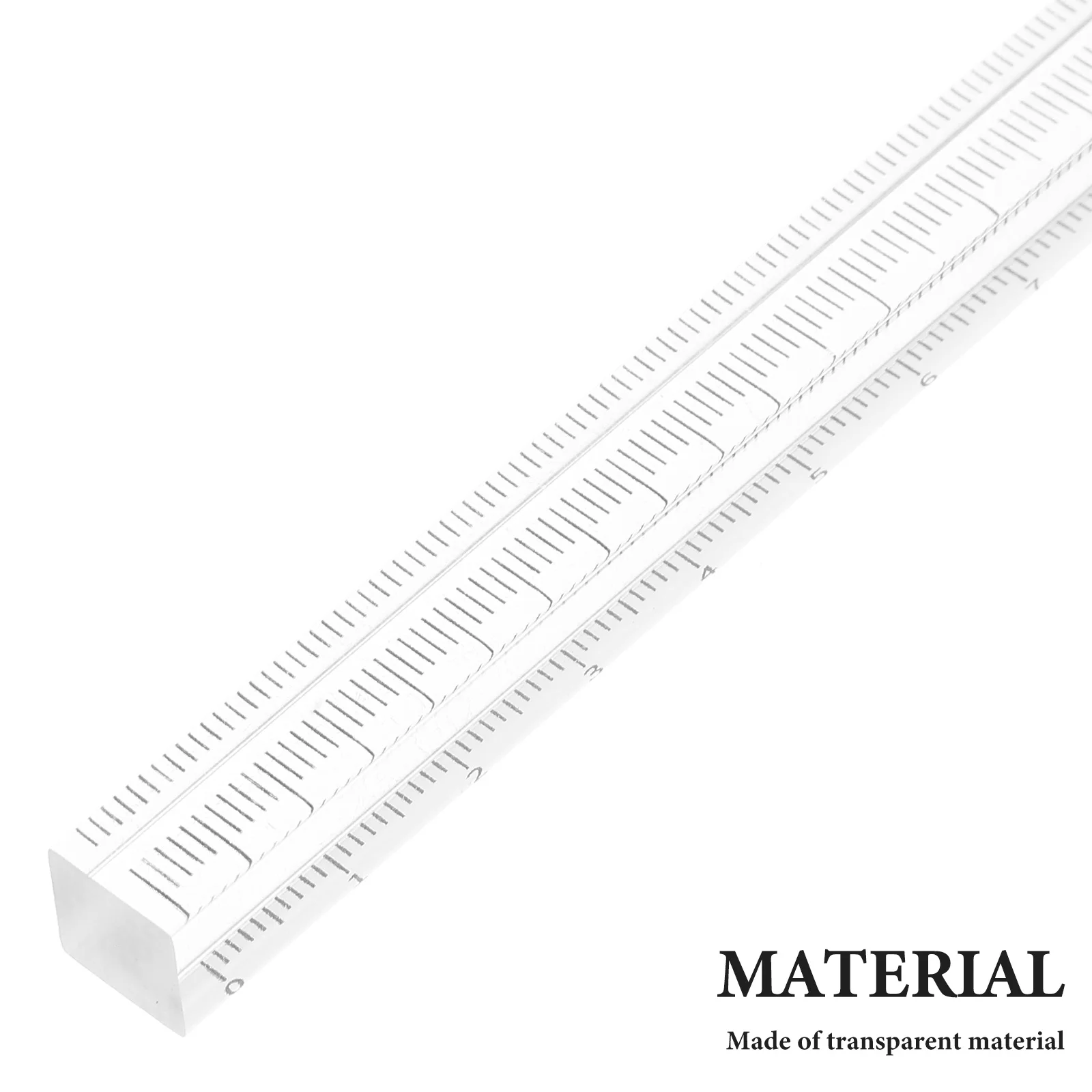 مجموعة مسطرة رسم مكونة من 3 قطع أداة قياس دقيقة للطلاب المهندسين المعماريين مجموعة قياس مسطرة سهلة الاستخدام