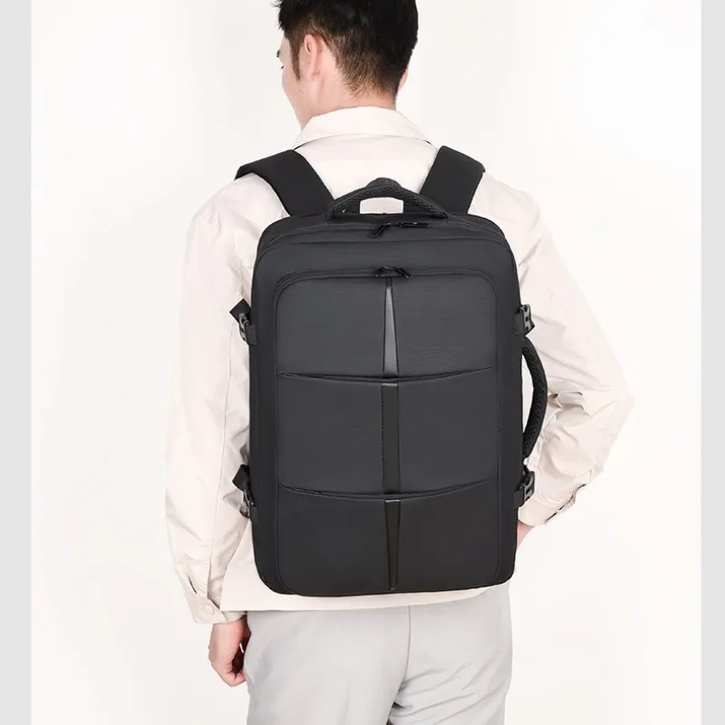 New business expansion large-capacity computer bag business trip commute independent shoe warehouse travel backpack Oxford cloth