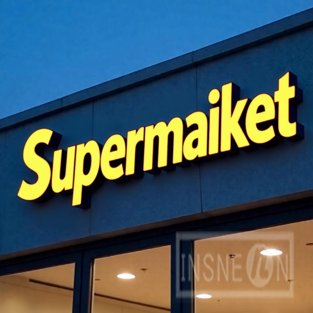 Custom Led Letters Sign Advertising Metal Neon Signage Logo Light Signs Business 3D Luminous Acrylic Signboard Labels Home Wall