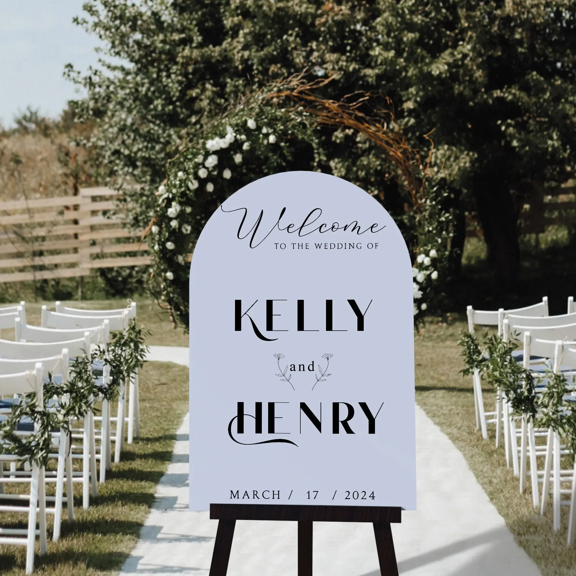 

Wedding Entrance Sign Arch Welcome Sign Personalized Welcome To Our Wedding Seating Sign Custom Wedding Engagement Signage