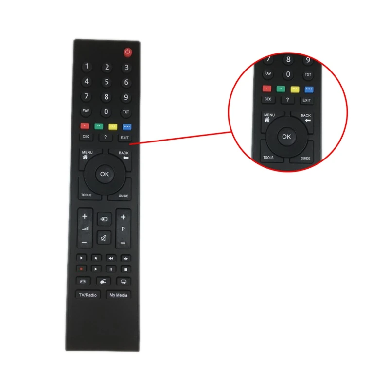 Remote For Grundig SMART LCD TV Replace Remote Control RC3214801 02 TS1187R-5 TS1187