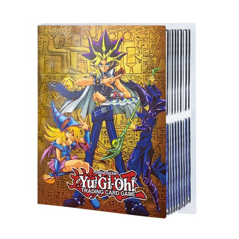 Yu Gi Oh Cards Book Anime Figure Yugi Muto Dark Magician Seto Kaiba PVC Battle Card Collection Card Books Toys Birthday Gifts