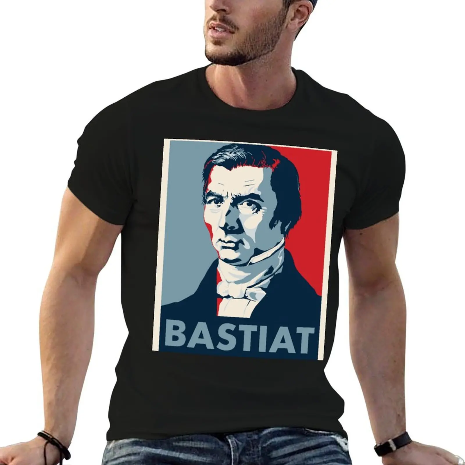 

Frederic Bastiat T-Shirt t shirt for man t shirt custom print T-Shirt