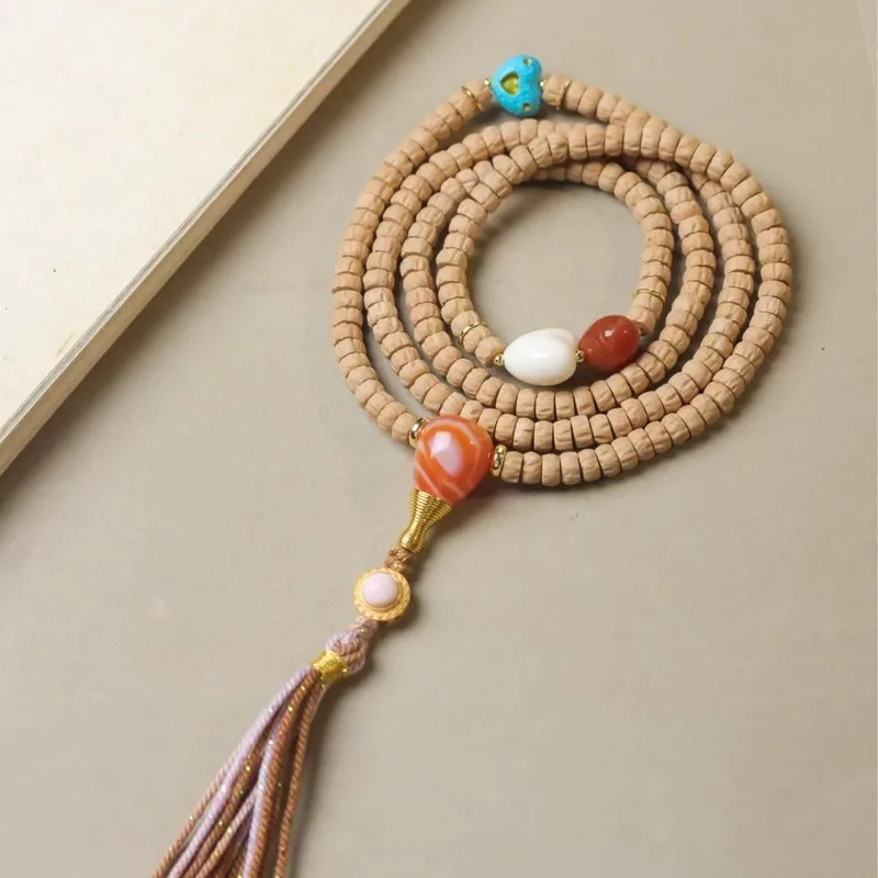 Birchwood Tibetan Medicine Tablet Passion Fruit Seed Bracelet