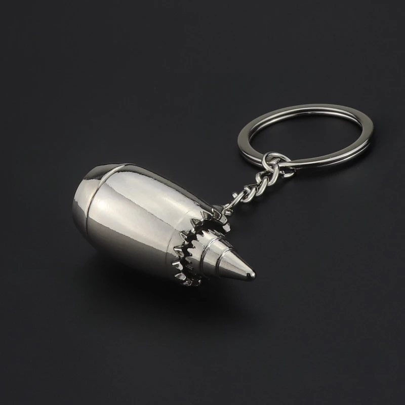 Airbus Airliners Fighter Jet Plane Warplane Helicopter Airplane Engine Key Chain 3D Jet Engine Keychains Keyrings Pilot Gift