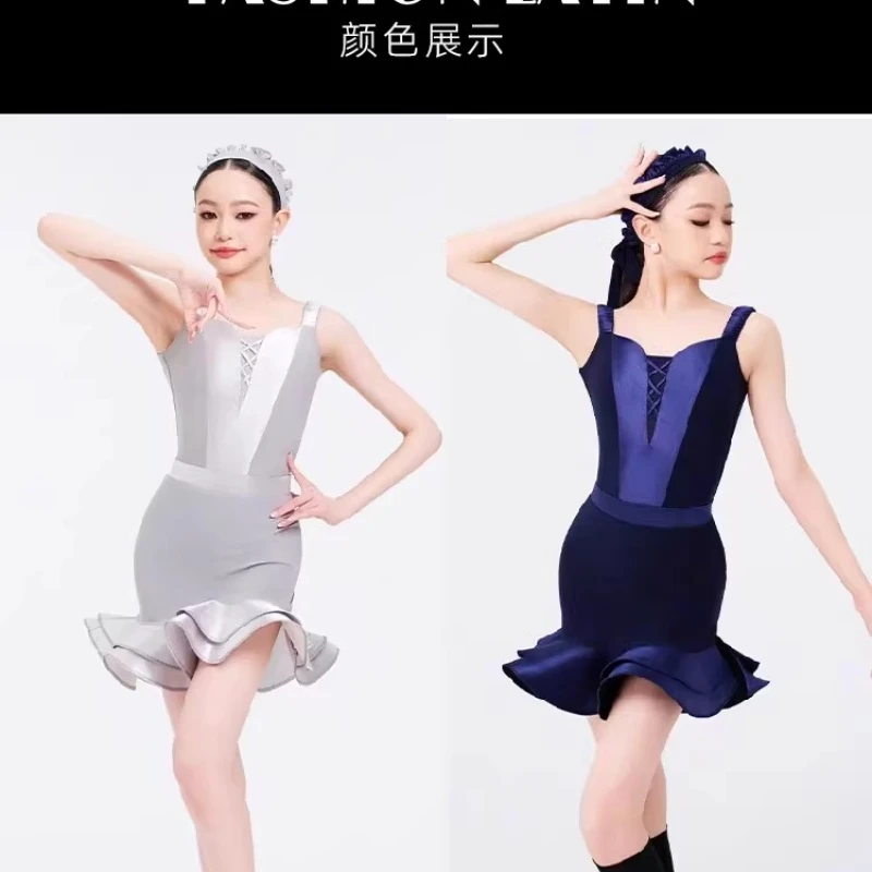 2026 Neues Latein-Tanzkleid für Damen, sexy Outdoor-Ballsaal-Party-Fransenrock, Sport-Übungskleidung, roter Abendanzug