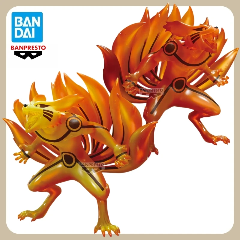

100% Bandai Official Original In Stock Banpresto Naruto：Shippūden Kurama Action Figures Anime Model PVC Collections 15cm