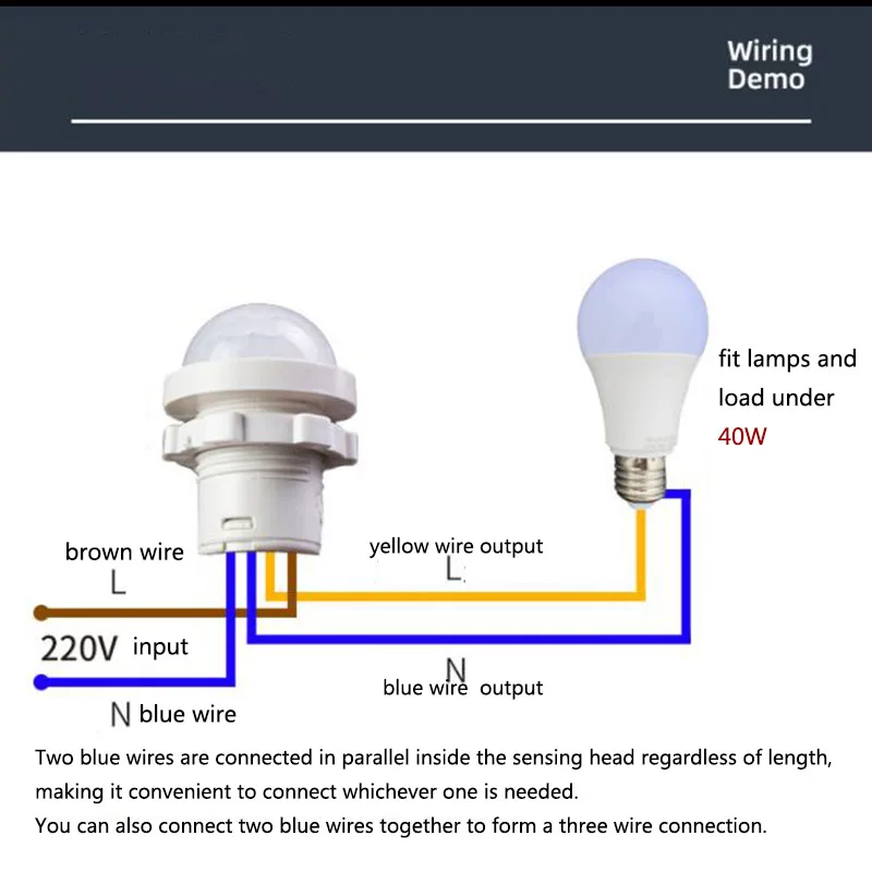 Human Body Sensor Detector 110v 220v PIR Infrared Motion Automatic Smart IR Light Switch Induction Indoor Outdoor Lamp s1