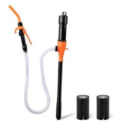 Electric Oil Pump Siphon Liquid Transfer Pump Handheld Pump Battery Operated Water Gas Tools Portable Car Siphon Petrol Fuel