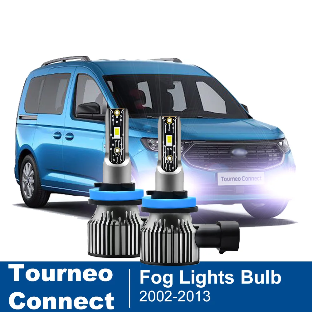 

2pcs Led Car Fog Lamp For Ford Tourneo Connect 2002-2008 2009 2010 2011 2012 2013 Front Fog Light Bulb Car Accessories Canbus