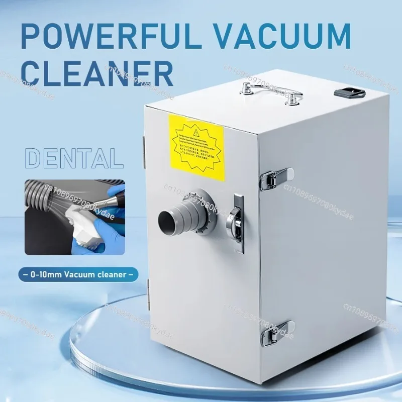 220V Dental Lab Vacuum Cleaner Single Dual Hole CNC Denture Polishing Dust Collector