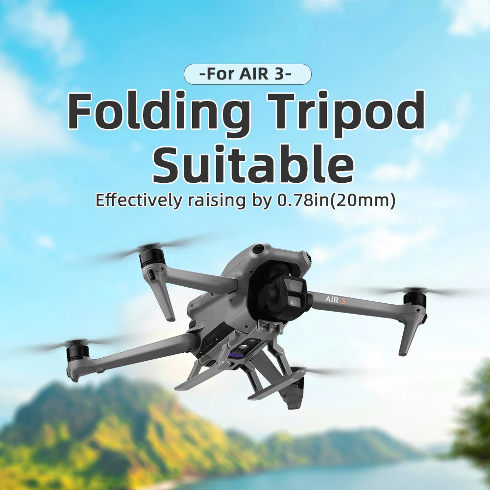 

Suitable for DJI AIR3 folding tripod MAVIC AIR 3 height increasing landing gear sled tripod accessories