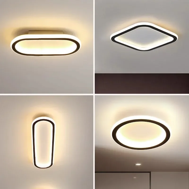 LED Ceiling Lamps Modern Ceil Light Led Lights Round Living Room Decor Bedroom Indoor Kitchen Lighting Ceiling Chandelier