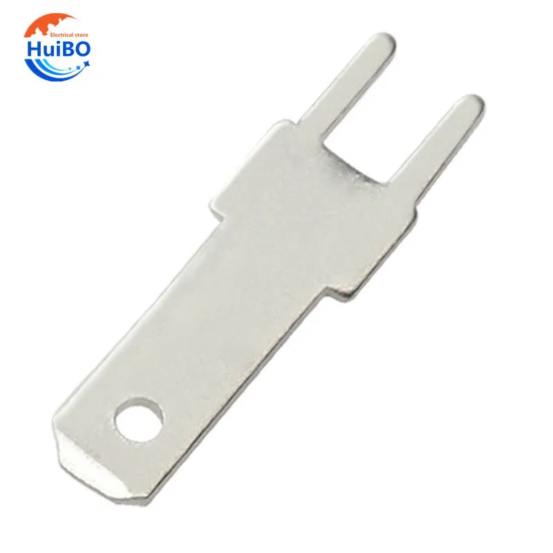 50pcs/100pcs 2.8 Circuit board insert 2.8mm Welding Sheet PCB soldering Terminals Thickness 0.5MM/0.8MM Lug