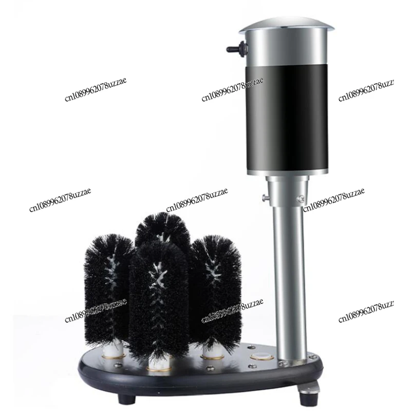 

Commercial Five-head Cup Washer, Western Restaurant Wine Bar Counter, Dining Hall, Small Electric Brush Glass Cup Cleaner