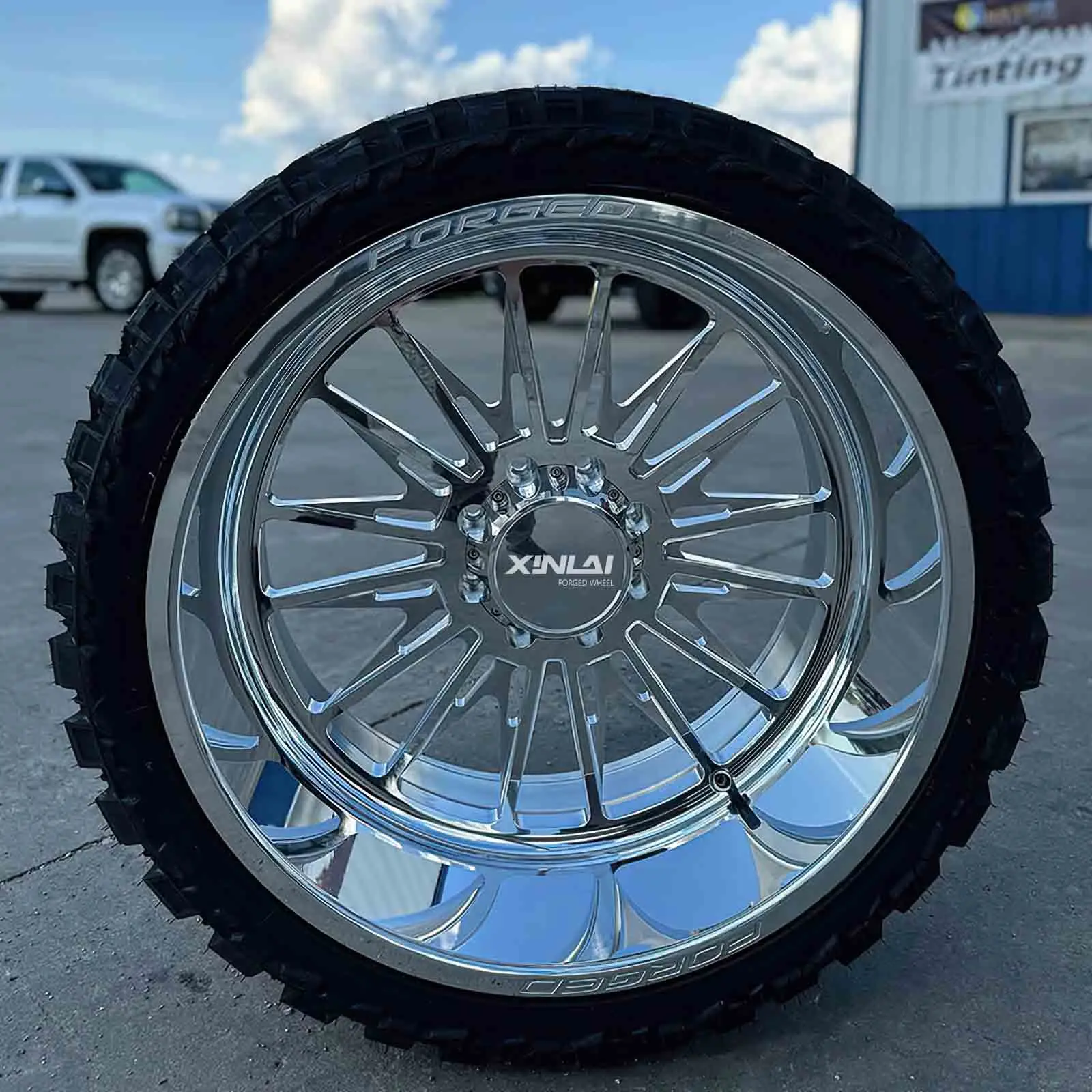 1 Piece Monoblock Chrome Forged Wheels 22 Inch 5x112 5x114.3 5x120 PCD Custom SUV Alloy Rims